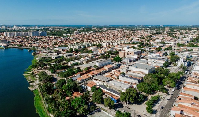 foto aérea de fortaleza